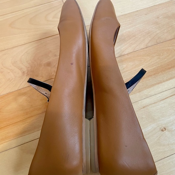 Brown leather ballet flats from Shoes of Prey - Picture 2 of 6